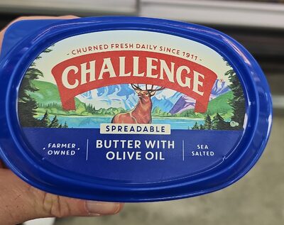 Sea Salted Spreadable Butter With Olive Oil, Sea Salted