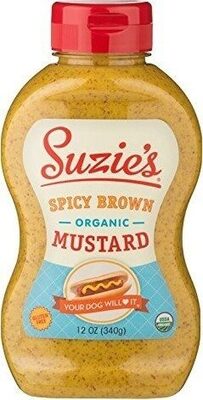 Organic Spicy Brown Mustard, Spicy Brown