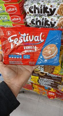 Vanilla Flavored Cream Sandwich Cookies, Vanilla