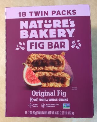 Stone Ground Whole Wheat Fig Bar, Fig