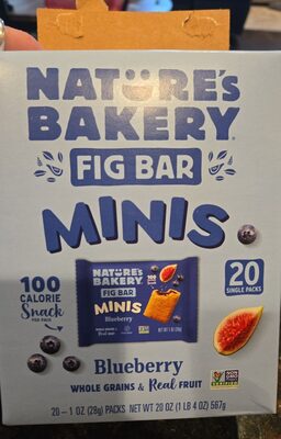 Blueberry Fig Bar Minis, Blueberry