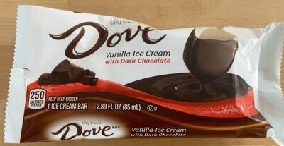 Vanilla With Dark Chocolate Silky Smooth Ice Cream Bar, Vanilla With Dark Chocolate