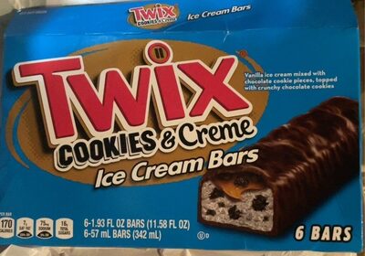Cookies & Creme Ice Cream Bars, Cookies & Creme