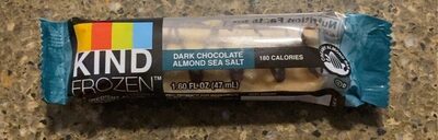 Dark Chocolate Almond Sea Salt Frozen Bar, Dark Chocolate Almond Sea Salt