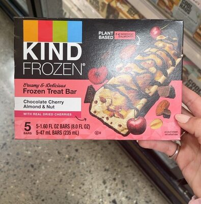 Chocolate Cherry Almond & Nut Frozen Treat Bars, Chocolate Cherry Almond & Nut