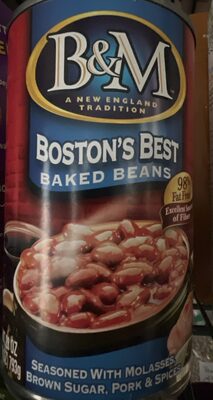 Boston's Best Baked Beans With Molasses, Brown Sugar, Pork & Spices, Boston's Best