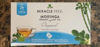Original Organic Moringa Superfood Tea Bags, Original