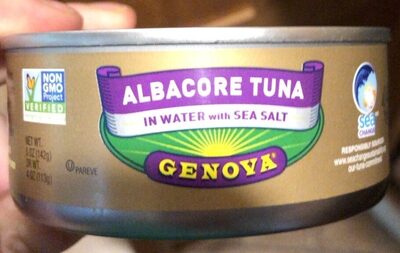 Water With Sea Salt Albacore Tuna