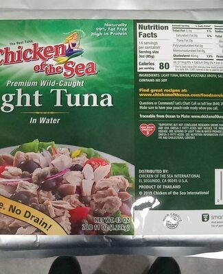 Premium Wild-Caught Light Tuna In Water