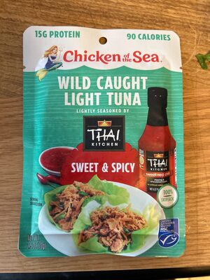 Lightly Seasoned By Thai Kitchen Sweet & Spicy Wild Caught Light Tuna