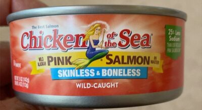 Skinless & Boneless Alaskan In Water 25% Less Sodium Pink Salmon