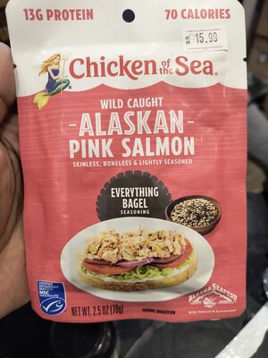 Wild Caught Pink With Everything Bagel Seasoning Salmon