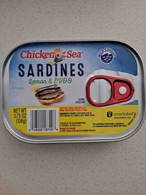 Wild-Caught In Lemon Sauce Sardines, Lemon