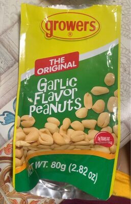Growers, Original Garlic Flavor Peanuts, Garlic