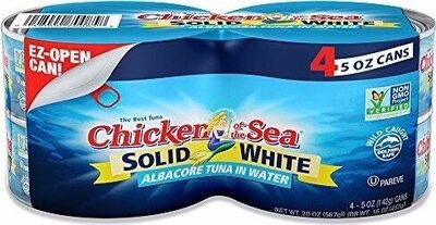 Chicken Of The Sea, Solid White Albacore Tuna In Water