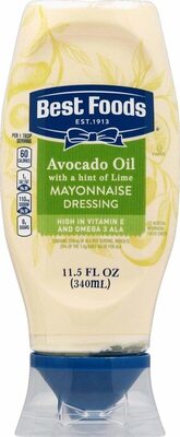 Avocado Oil With A Hint Of Lime Mayonnaise Dressing, Avocado Oil With A Hint Of Lime