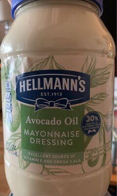 Avocado Oil Mayonnaise Dressing, Avocado Oil