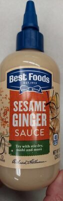 Sesame Ginger Sauce, Sesame Ginger