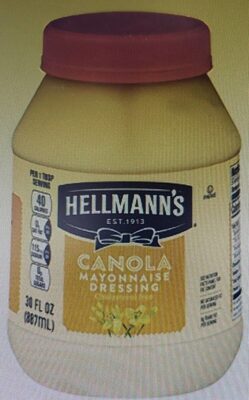 Canola Mayonnaise Dressing, Canola