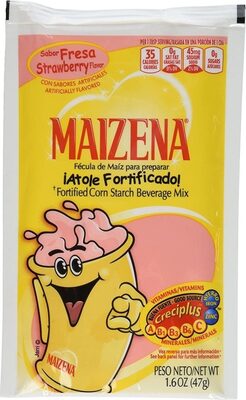Strawberry Flavor Fortified Corn Starch Beverage Mix, Strawberry