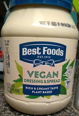 Vegan Dressing & Spread, Vegan