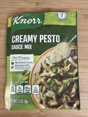 Creamy Pesto Sauce Mix, Creamy Pesto