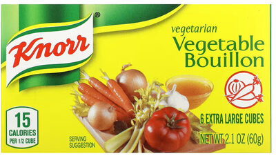 Vegetarian Vegetable Bouillon Extra Large Cubes, Vegetarian Vegetable