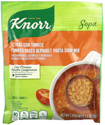 Tomato Flavored Based Alphabet Pasta Soup Mix, Tomato