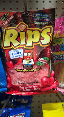 Cheery Flavored Bite-Size Licorice Candy Pieces, Cherry