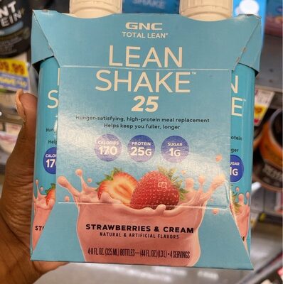 Strawberry & Cream Lean Shake 25, Strawberries & Cream