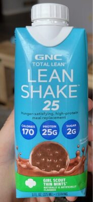 Protein 25 G Lean Shake, Girl Scout Thin Mints, Girl Scout Thin Mints