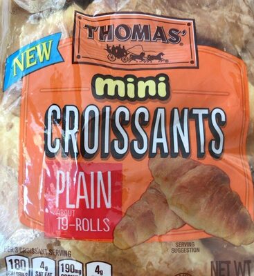 Plain Mini Croissants, Plain