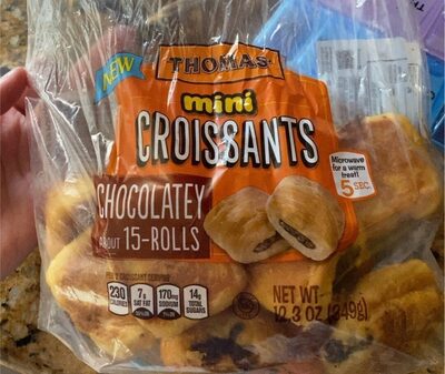 Chocolatey Mini Croissants, Chocolatey
