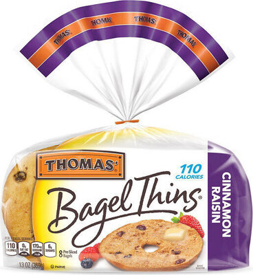 Cinnamon Raisin Pre-Sliced Bagels, Cinnamon Raisin