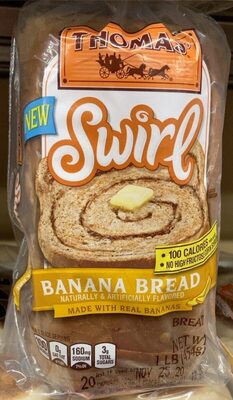 Banana Flavored Swirl Bread, Banana