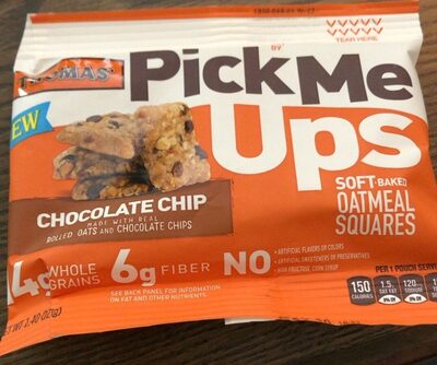 Chocolate Chip Rolled Oats And Chocolate Chips Soft-Baked Oatmeal Squares, Chocolate Chip