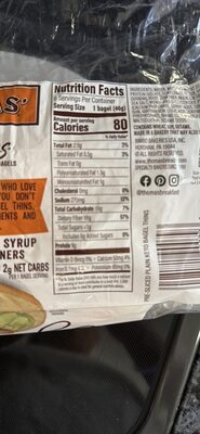Plain Keto Pre-Sliced Bagels