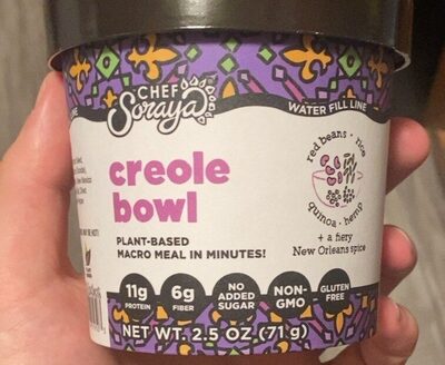 Creole Red Beans, Rice, Quinoa, Hemp + Fiery New Orleans Spice Bowl, Creole