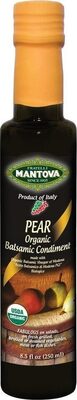 Mantova, Pear Organic Balsamic Condiment, Pear, Pear
