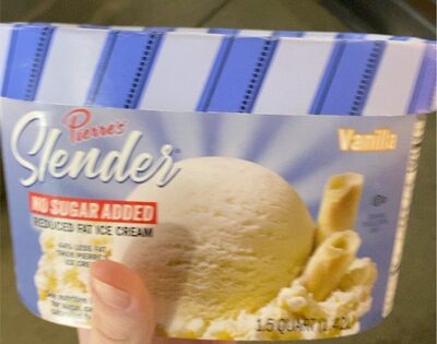 Vanilla No Sugar Added Reduced Fat Ice Cream, Vanilla
