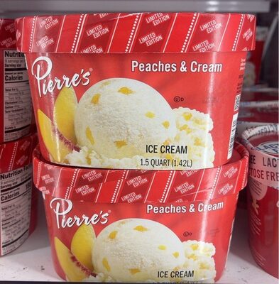 Peaches & Cream Ice Cream, Peaches & Cream