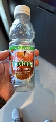 Tropicana Apple 100% Juice 10 Fluid Ounce Plastic Bottle