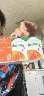 Tropicana Pure Orange Juice (6-8 fl oz) 48 Fluid Ounce 6 Cartons Pack