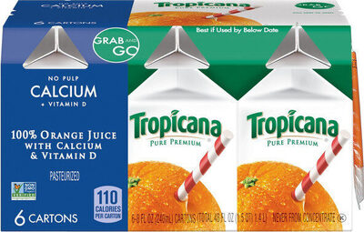 No Pulp Orange Juice With Calcium & Vitamin D, No Pulp Orange