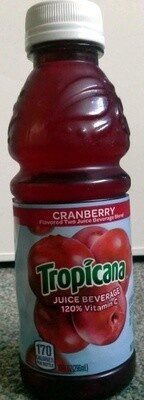 Tropicana Cranberry Cocktail 10 Fluid Ounce Plastic Bottle