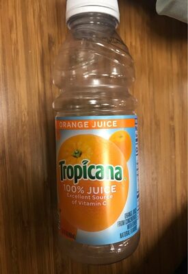Tropicana Orange Juice 15.2 Fluid Ounce Plastic Bottle