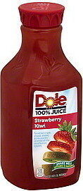 Dole 100% Juice Strawberry Kiwi Juice 59 Fluid Ounce Plastic Bottle