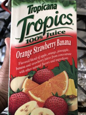 Orange Strawberry Banana Juice, Orange Strawberry Banana
