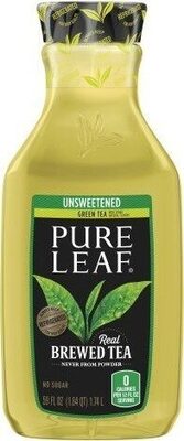 Unsweetened Green Real Brewed Tea, Unsweetened Green