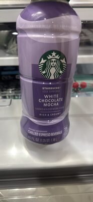 White Chocolate Mocha Flavored Chilled Espresso Beverage, White Chocolate Mocha